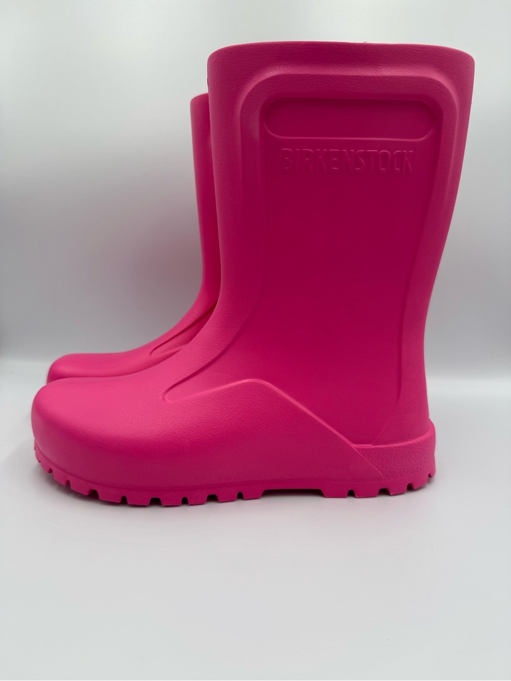 NEW Birkenstock Derry Kids Girls EVA Neon Pink Waterproof Rain Boots EU 34 - Picture 4 of 17